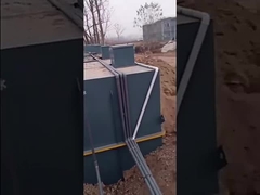 कार्बन स्टील दफन एमबीआर व्यापक मलजल उपचार उपकरण अस्पताल घरेलू 10m3/एच