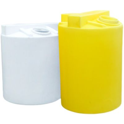 100L राउंड बॉटम पीई डोजिंग बकेट पीएसी / पाम केमिकल सीवेज एजेंट मिक्सिंग: