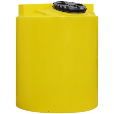 100L राउंड बॉटम पीई डोजिंग बकेट पीएसी / पाम केमिकल सीवेज एजेंट मिक्सिंग: