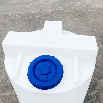 100L राउंड बॉटम पीई डोजिंग बकेट पीएसी / पाम केमिकल सीवेज एजेंट मिक्सिंग: