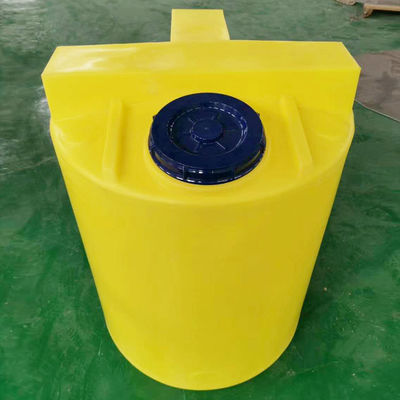 200L PE फ्लैट बॉटम प्लास्टिक मिक्सिंग बकेट PAM डिसॉल्विंग सीवेज ट्रीटमेंट रिएजेंट डोजिंग