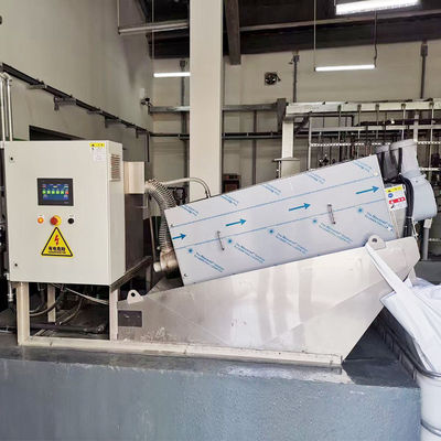 304 स्टेनलेस स्टील वाल्ट स्लज डीवाटरिंग मशीन स्क्रू प्रेस औद्योगिक स्वचालित