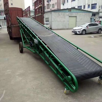 कार्बन स्टील सपोर्ट इंडस्ट्री रबर बेल्ट कन्वेयर ग्रेन माइन कोल के लिए जंगम