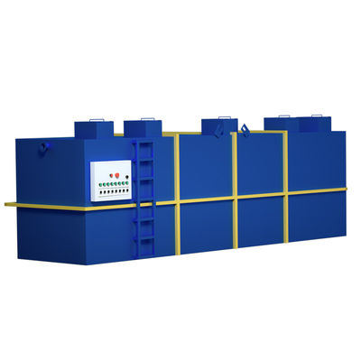 कार्बन स्टील दफन एमबीआर व्यापक सीवेज उपचार उपकरण अस्पताल घरेलू 10 एम 3 / एच