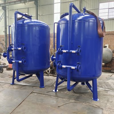 उथला क्वार्ट्ज रेत सक्रिय कार्बन स्टेनलेस स्टील फ़िल्टर स्वचालित बैकवाशिंग