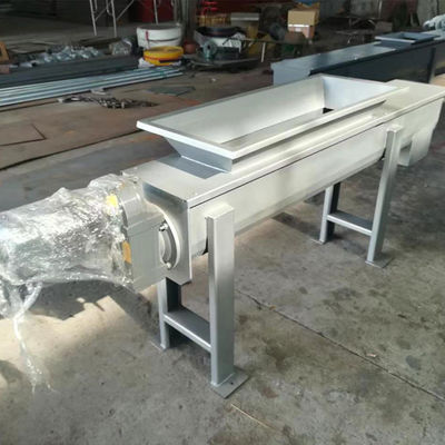 10 टी / एच शाफ्टलेस स्क्रू कन्वेयर 304 स्टेनलेस स्टील कीचड़ और सिंडर संदेश उपकरण: