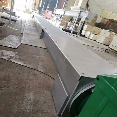 10 टी / एच शाफ्टलेस स्क्रू कन्वेयर 304 स्टेनलेस स्टील कीचड़ और सिंडर संदेश उपकरण: