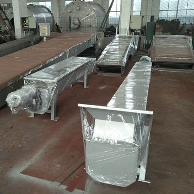 10 टी / एच शाफ्टलेस स्क्रू कन्वेयर 304 स्टेनलेस स्टील कीचड़ और सिंडर संदेश उपकरण: