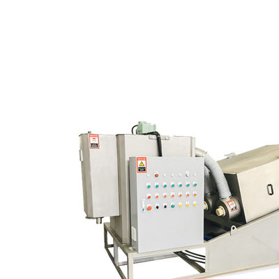 20 एम 3 / एच सर्पिल कीचड़ डीवाटरिंग मशीन फार्म खाद कीचड़ उपचार उपकरण