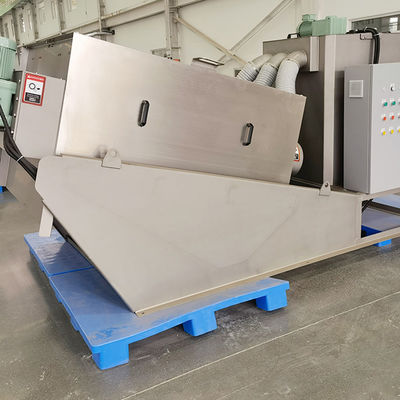 20 एम 3 / एच सर्पिल कीचड़ डीवाटरिंग मशीन फार्म खाद कीचड़ उपचार उपकरण