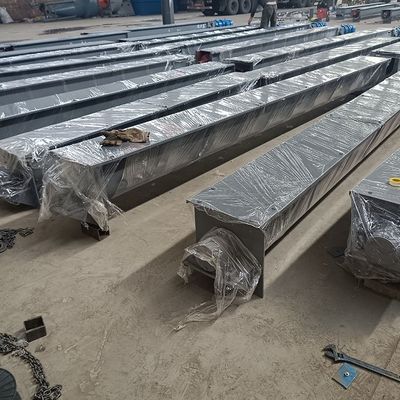 3 एम 3 / एच यू प्रकार कार्बन स्टील शाफ्टलेस स्क्रू कन्वेयर फ़ीड कीचड़ शाफ्ट सर्पिल कन्वेयर;