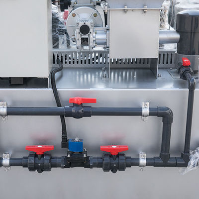 रंगाई अपशिष्ट जल उपचार के लिए 3000 एल / एच स्वचालित खुराक प्रणाली एसएस