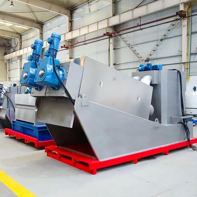 स्क्रू प्रेस केमिकल प्लांट स्लज डीवाटरिंग उपकरण पूर्ण स्वचालित