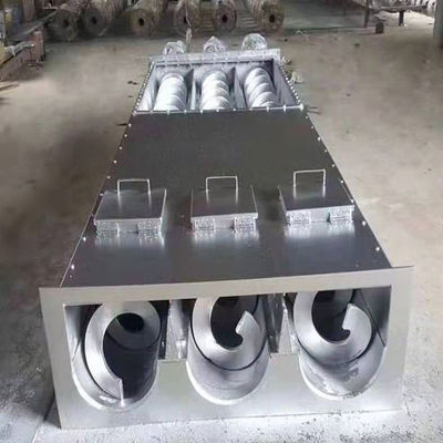 उच्च तापमान प्रतिरोध दस्ता रहित पेंच कन्वेयर स्टेनलेस स्टील