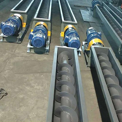 उच्च तापमान प्रतिरोध दस्ता रहित पेंच कन्वेयर स्टेनलेस स्टील