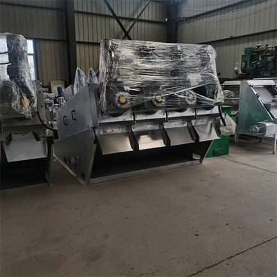 स्टेनलेस स्टील स्क्रू प्रेस स्लज डीवाटरिंग मशीन इंटीग्रेटेड थिकिंग