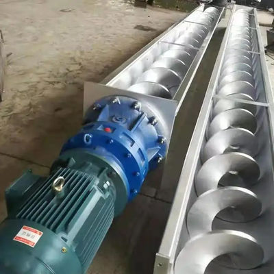 स्टेनलेस स्टील दस्ता रहित गोली पेंच कन्वेयर सीमेंट सर्पिल बरमा