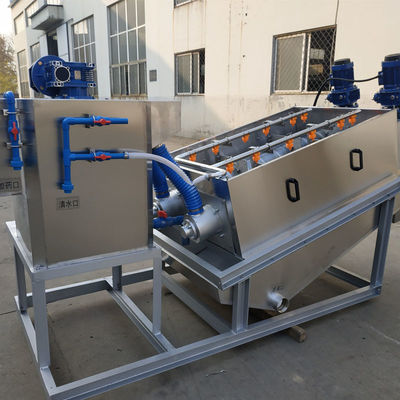 मलमूत्र के लिए वॉल्यूट स्लज डीवाटरिंग मशीन स्टेनलेस स्टील वॉल्यूट स्क्रू प्रेस