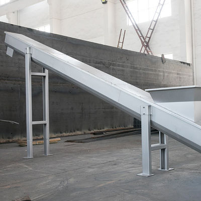 पाउडर अनाज सर्पिल कन्वेयर के लिए स्टेनलेस स्टील दस्ता रहित पेंच कन्वेयर