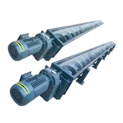 कोयला उद्योग के लिए डबल दस्ता क्षैतिज स्टेनलेस स्टील स्क्रू कन्वेयर 1000 मिमी