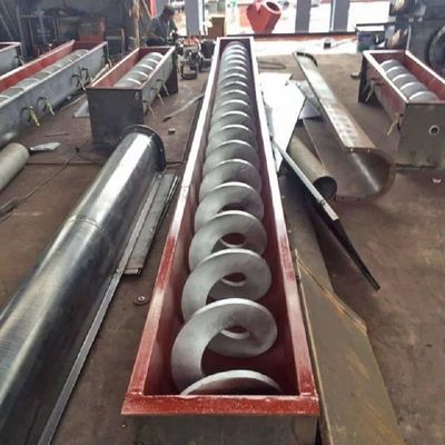 कोयला उद्योग के लिए डबल दस्ता क्षैतिज स्टेनलेस स्टील स्क्रू कन्वेयर 1000 मिमी