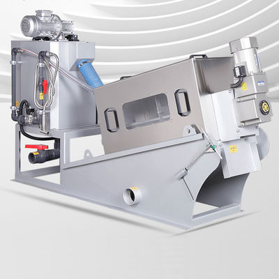 पूर्ण स्वचालित 304एसएस सर्पिल स्लज डीवाटरिंग उपकरण 30-50 किलो / एच