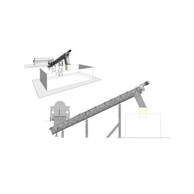 स्टेनलेस स्टील बरमा सर्पिल दानेदार सामग्री पाउडर पेंच कन्वेयर उच्च दक्षता