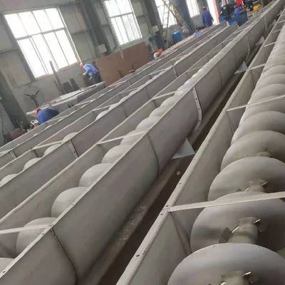 स्टेनलेस स्टील बरमा सर्पिल दानेदार सामग्री पाउडर पेंच कन्वेयर उच्च दक्षता