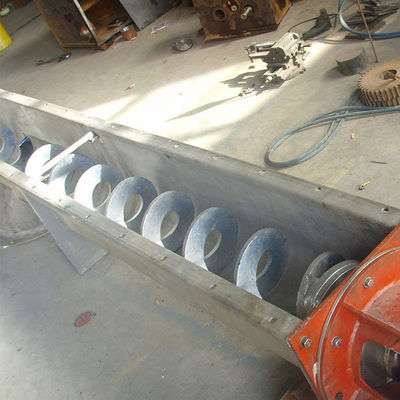 एडजस्टेबल स्पीड स्टेनलेस स्टील स्क्रू कन्वेयर स्पाइरल कन्वेयर 12t/H