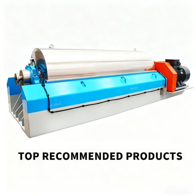 भारी और हल्के घटकों के सटीक पृथक्करण के लिए उच्च गति कीचड़ क्षैतिज decanter केन्द्रापसारक