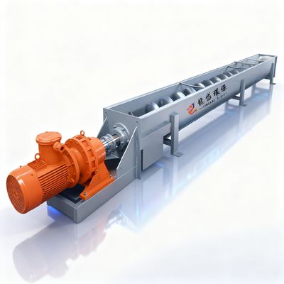 सीमेंट के लिए स्लग कार्बन स्टील स्प्रियल 304 स्टेनलेस स्क्रू कन्वेयर