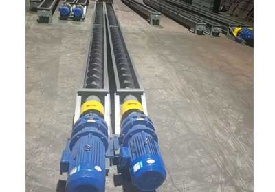 जिंक व्हाइट स्क्रू बेल्ट कन्वेयर, 250 मिमी साइलो स्क्रू कन्वेयर: