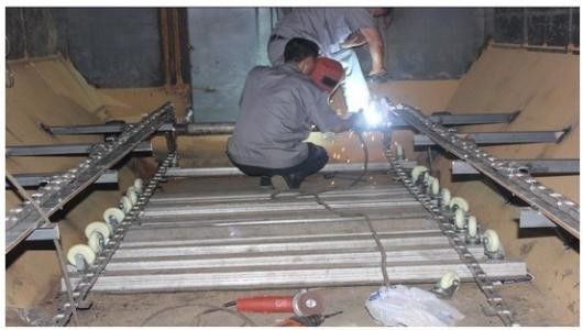 जल उपचार टैंक के लिए 3 एम चेन स्क्रैपर सिस्टम कार्बन स्टील