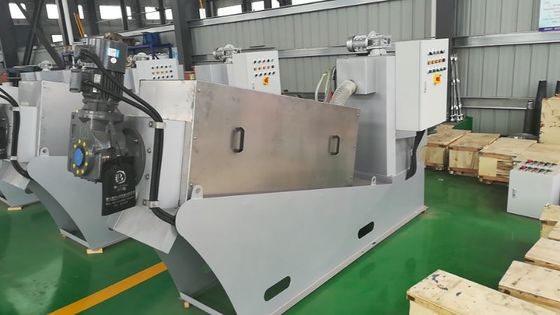 खाद्य उद्योग पेंच कीचड़ डीवाटरिंग मशीन स्टेनलेस स्टील