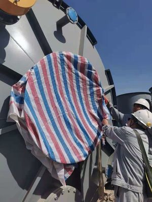 8.5m प्लास्टिक गोली भंडारण सिलोस, 4T साइलो भंडारण टैंक