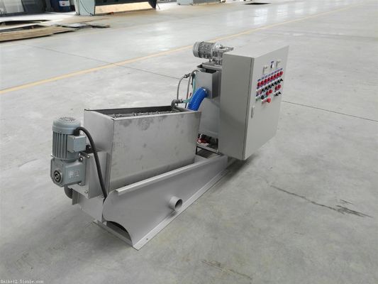 100 मिमी स्टैक्ड स्क्रू स्लज डीवाटरिंग मशीन औद्योगिक ग्रेड