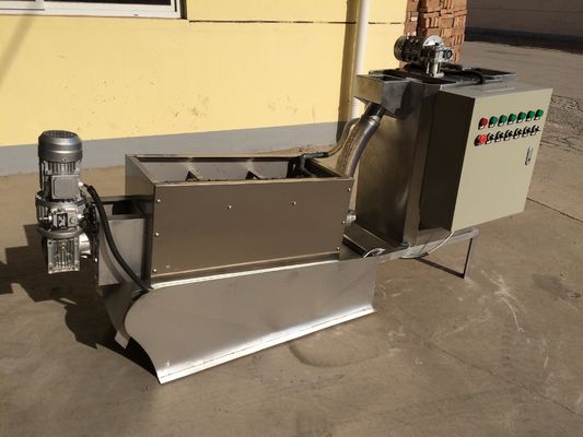 100 मिमी स्टैक्ड स्क्रू स्लज डीवाटरिंग मशीन औद्योगिक ग्रेड