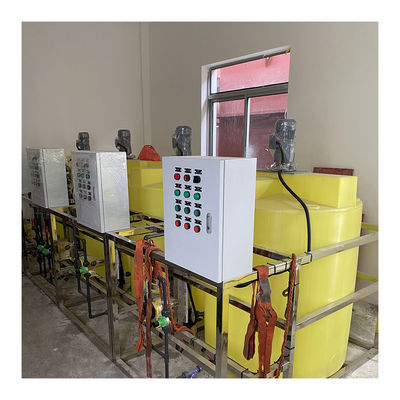 पाउडर लिक्विड पॉलिमर केमिकल डोजिंग सिस्टम ऑटोमैटिक सीवेज ट्रीटमेंट सेल्फ ग्रेविटी