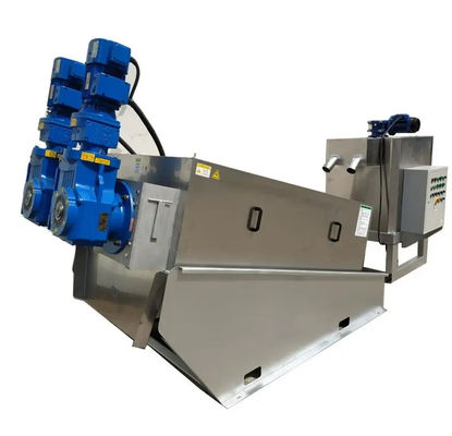 सेल्फ क्लीनिंग स्लज थिकिंग सिस्टम वॉल्यूट स्लज डीवाटरिंग प्रेस