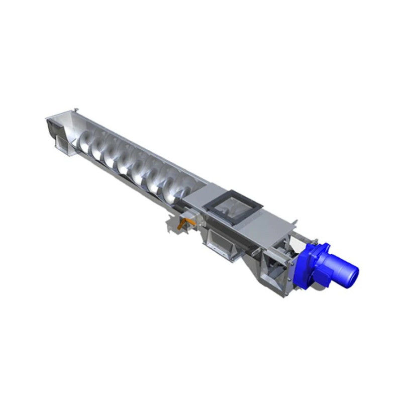 304/316एसएस सीमेंट कोयला नींबू कंक्रीट अनाज सर्पिल पेंच कन्वेयर 1.5-5.5 किलोवाट