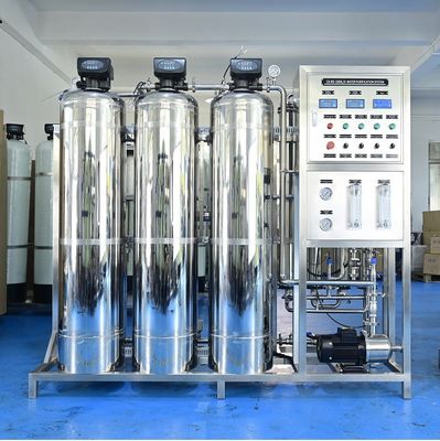 आरओ जल उपचार प्रणाली औद्योगिक जल शोधक वाणिज्यिक 250lph