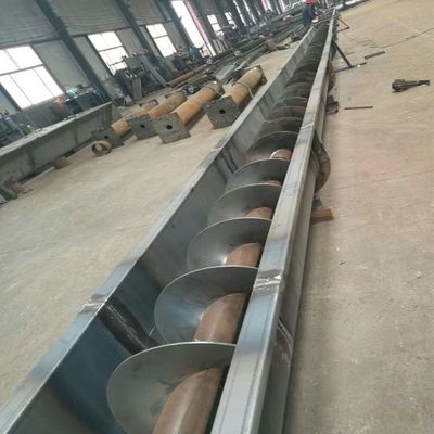 दस्ता के साथ कार्बन स्टील यू के आकार का कीचड़ पेंच कन्वेयर;