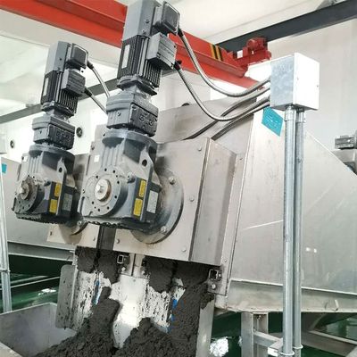 15m3/H सर्पिल कीचड़ dewatering मशीन खाद्य कारखाने कीचड़ dewatering उपकरण