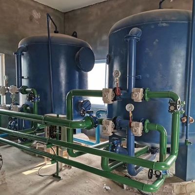 5m³/H कार्बन स्टील मैंगनीज रेत फिल्टर भूमिगत जल आयरन मैंगनीज हटाना