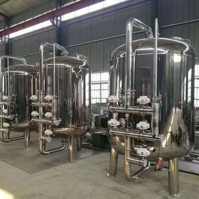 30 एम 3 / एच कार्बन स्टील सक्रिय कार्बन फ़िल्टर नदी भूजल उथला रेत मल्टीमीडिया फ़िल्टर