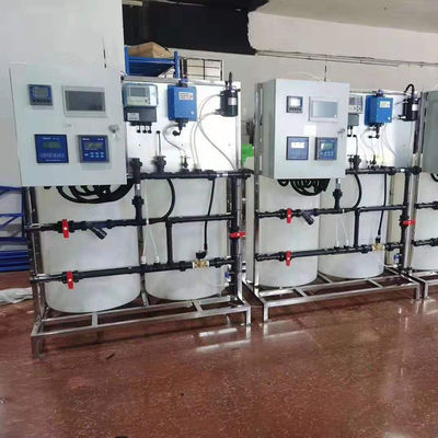 डाइंग प्लांट अपशिष्ट जल उपचार के लिए रासायनिक तरल स्वचालित खुराक प्रणाली