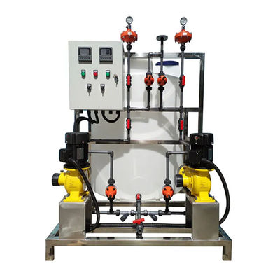 इंटीग्रेटेड वर्टिकल पीई ऑटोमैटिक केमिकल डोजिंग सिस्टम 500L / H