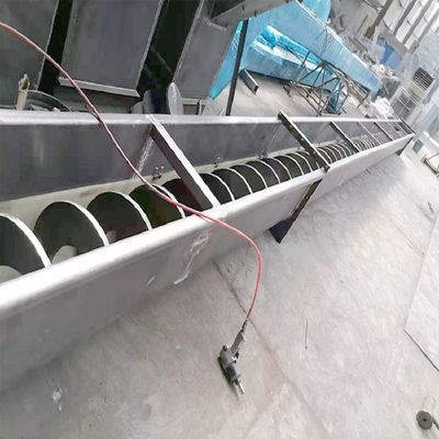 कोयला उद्योग के लिए डबल दस्ता क्षैतिज स्टेनलेस स्टील स्क्रू कन्वेयर 1000 मिमी