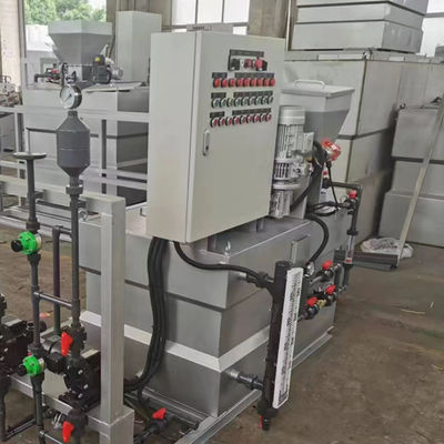 स्वचालित जल उपचार एसिड बेस नमक खुराक प्रणाली 500L-500000L