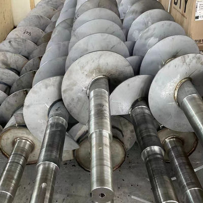50m3/H कार्बन स्टील दस्ता रहित पेंच कन्वेयर स्वचालित स्टेनलेस स्टील सर्पिल कन्वेयर
